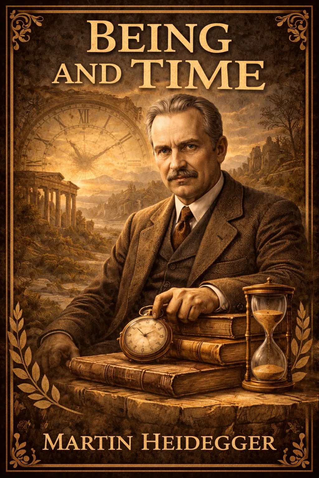 being and time book cover by martin heidegger